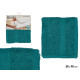 ASCIUGAMANO LISCIO 50X90 BLU PETROLIO 