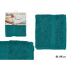 ASCIUGAMANO LISCIO 50X90 BLU PETROLIO 