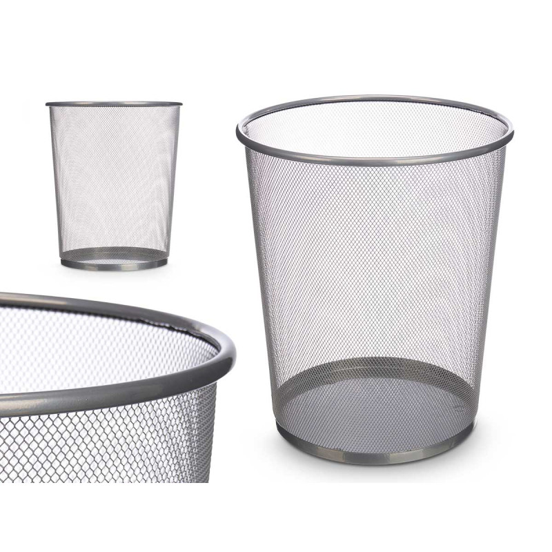 BALDE LIXO 29,5CM PRATEADO