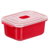 BOÎTE ROUGE MICRO-ONDES OUVERTURE 1L