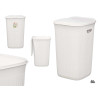WHITE LAUNDRY BASKET DOMUS 50L