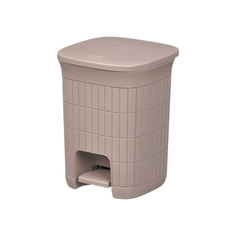 PATTUMIERA DA BAGNO DOMUS GREIGE 6L