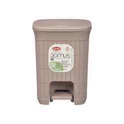 PATTUMIERA DA BAGNO DOMUS GREIGE 6L