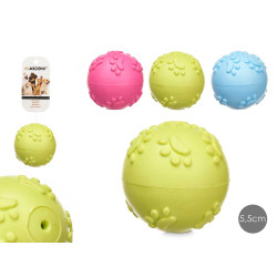 BOLA SILICONE PATA 5,5CM SORT 3