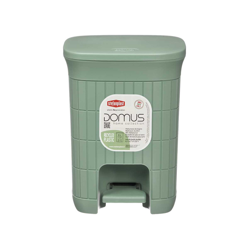 BALDE DO LIXO DOMUS VERDE MENTA 6L