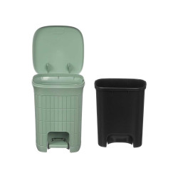 SMALL 6L GREEN MINT DOMUS WASTEPAPER BASKET