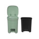 PATTUMIERA DA BAGNO DOMUS VERDE MENTA 6L