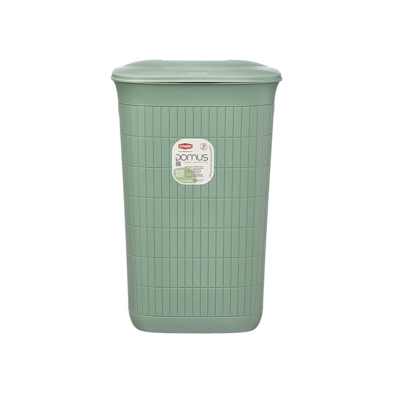 CESTO ROUPA VERDE MENTA DOMUS 50L