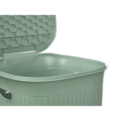PORTABIANCHERIA VERDE MENTA DOMUS 50L