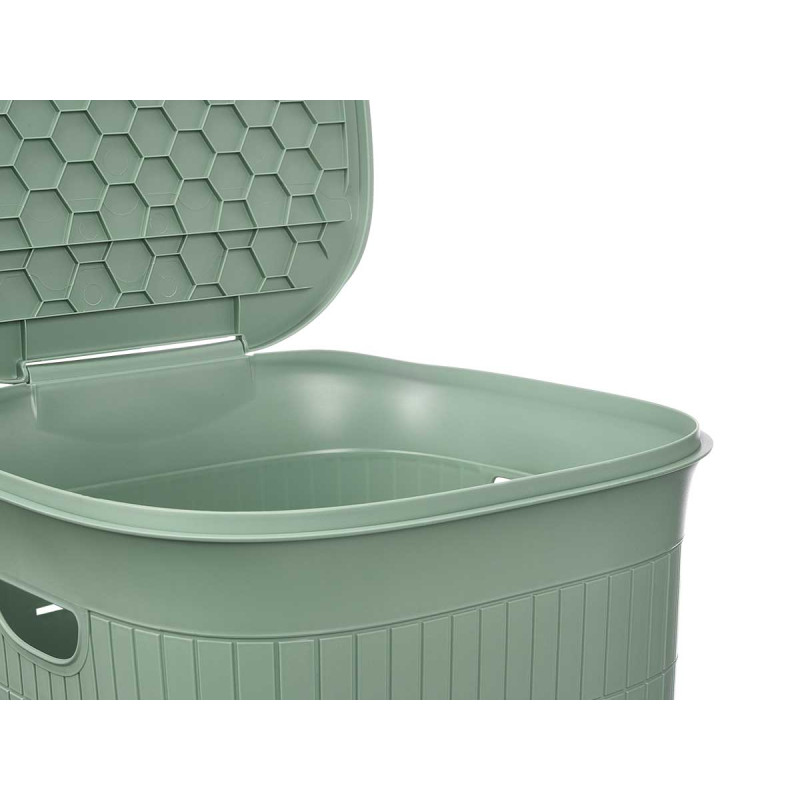 GREEN MINT LAUNDRY BASKET DOMUS 50L