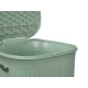 GREEN MINT LAUNDRY BASKET DOMUS 50L