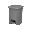SMALL 6L BLUE GREY DOMUS WASTEPAPER BASKET