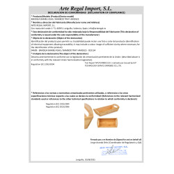 BANDEJA BAMBU COM PEGAS