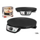 STEEL CREPE MAKER BLACK 1200W