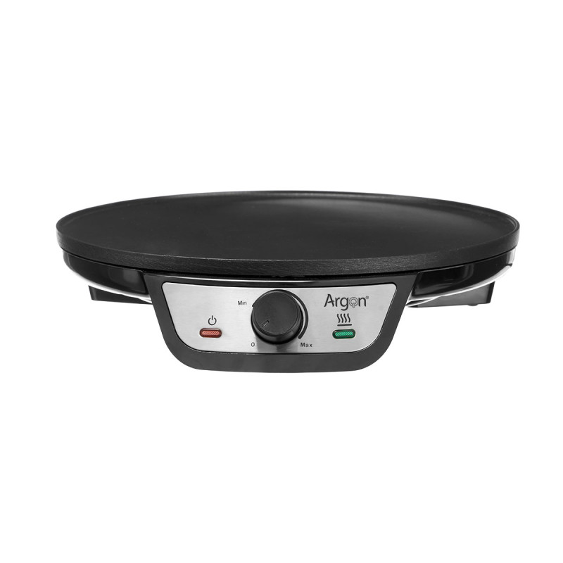 CREPERA ACERO NEGRA 1200W