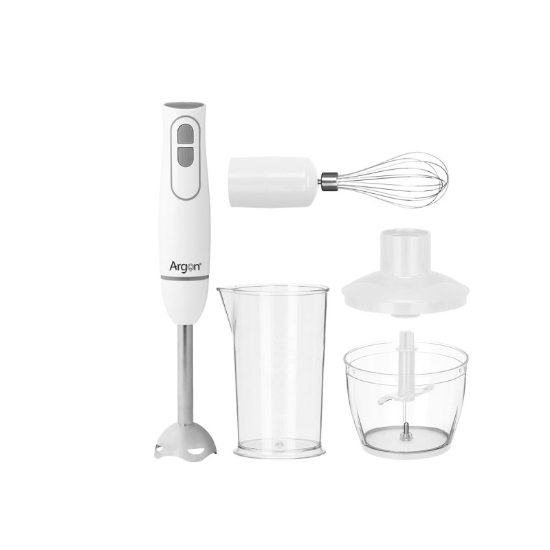 SET BLENDER AND ACCESSORIES WHITE GREY 1000W