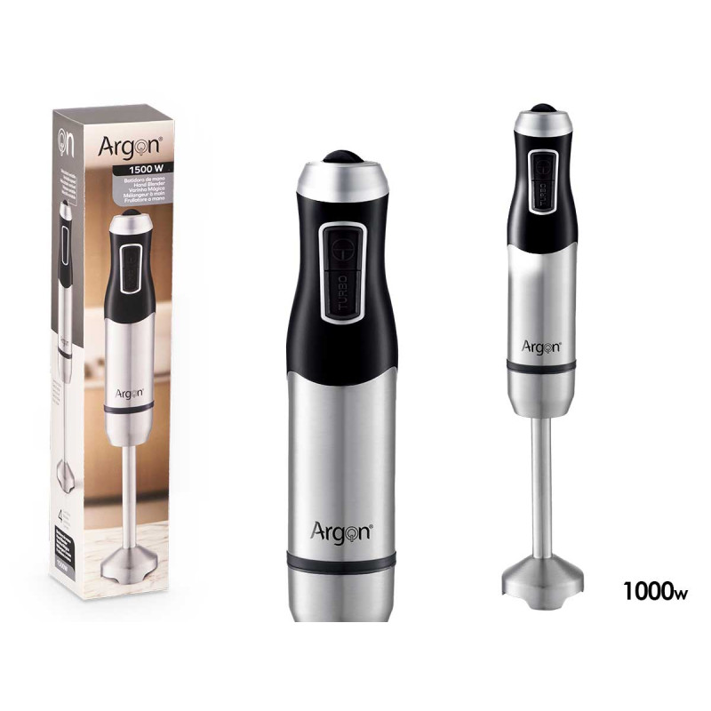 BATIDORA ACERO NEGRA 1500W