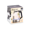 BOUILLOIRE EN VERRE ET ACIER INOXYDABLE 2000W 1,8L