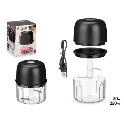 HACHOIR ÉLECTRIQUE AVEC RÉSERVOIR NOIR