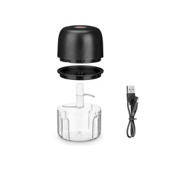 HACHOIR ÉLECTRIQUE AVEC RÉSERVOIR NOIR