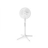 STANDING FAN WHITE 40W GREY BUTTONS 