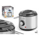 FRIGGITRICE ROTONDA ACCIAIO 950W 1000ML