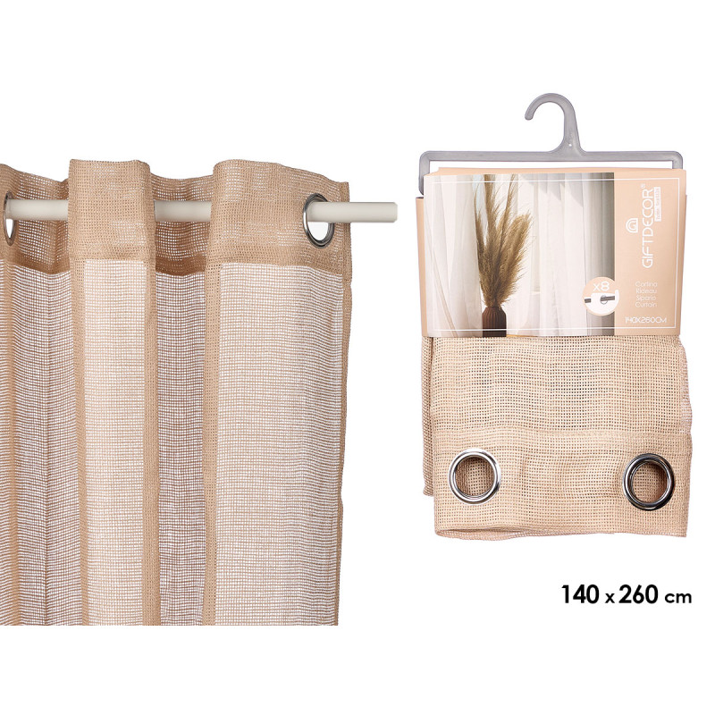 BEIGE CURTAIN RELIEF