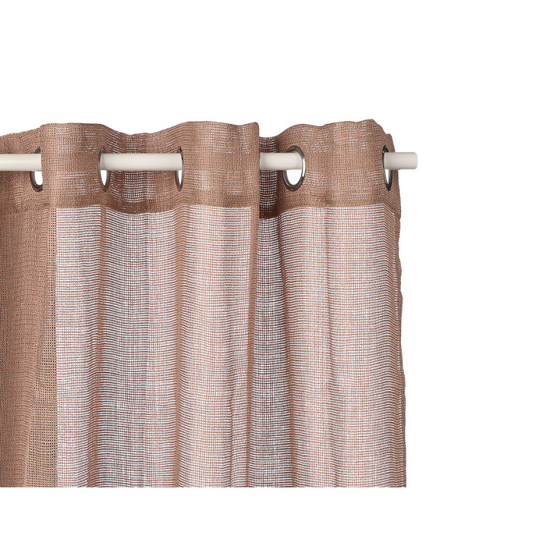 CORTINA MARRON RELIEVE