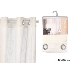 WHITE CURTAIN STRIPES