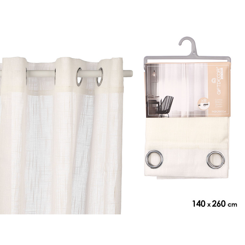 WHITE CURTAIN STRIPES