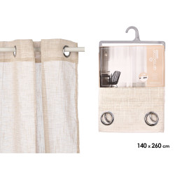 BEIGE CURTAIN STRIPES