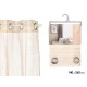 RIDEAU BEIGE TRANSPARENT