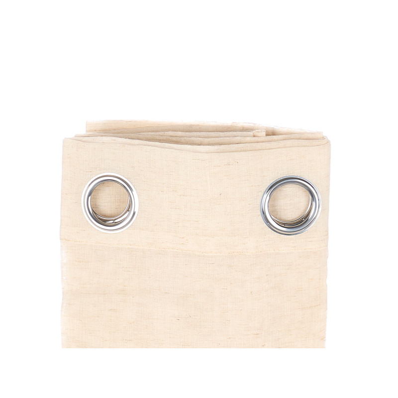RIDEAU BEIGE TRANSPARENT