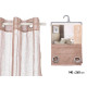 RIDEAU BRUN TRANSPARENT