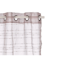 CORTINA GRIS RAYAS HORIZONTALES