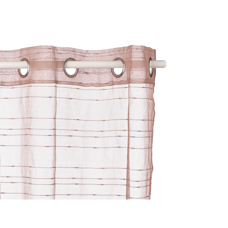 BROWN CURTAIN STRIPES HORIZONTAL