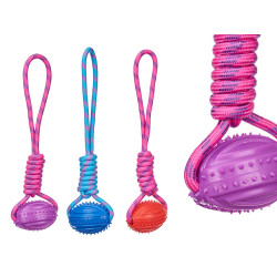 BRINQUEDO P CAO COM CORDA 35CM SORT 3