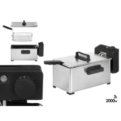 3L TEFLON STAINLESS STEEL DEEP FRYER 2000W