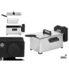FRIGGITRICE DA 3L ACCIAIO INOX AL TEFLON 2000W