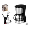 CAFETIERE FILTRE VERRE 6 TASSES 750ML 550W