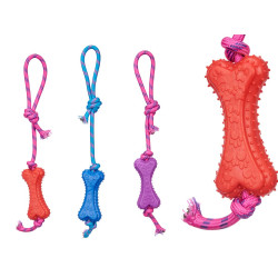 BOLA SILICONE COM CORDA 35CM SORT 3