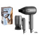 SÈCHE-CHEVEUX NOIR MAT ANTHRACITE PLIANT 1500W