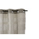 CORTINA 140X260CM 8 ANILLAS GRIS BLANCO
