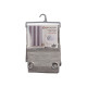 RIDEAU 140X260CM 8 ANNEAUX GRIS BLANC