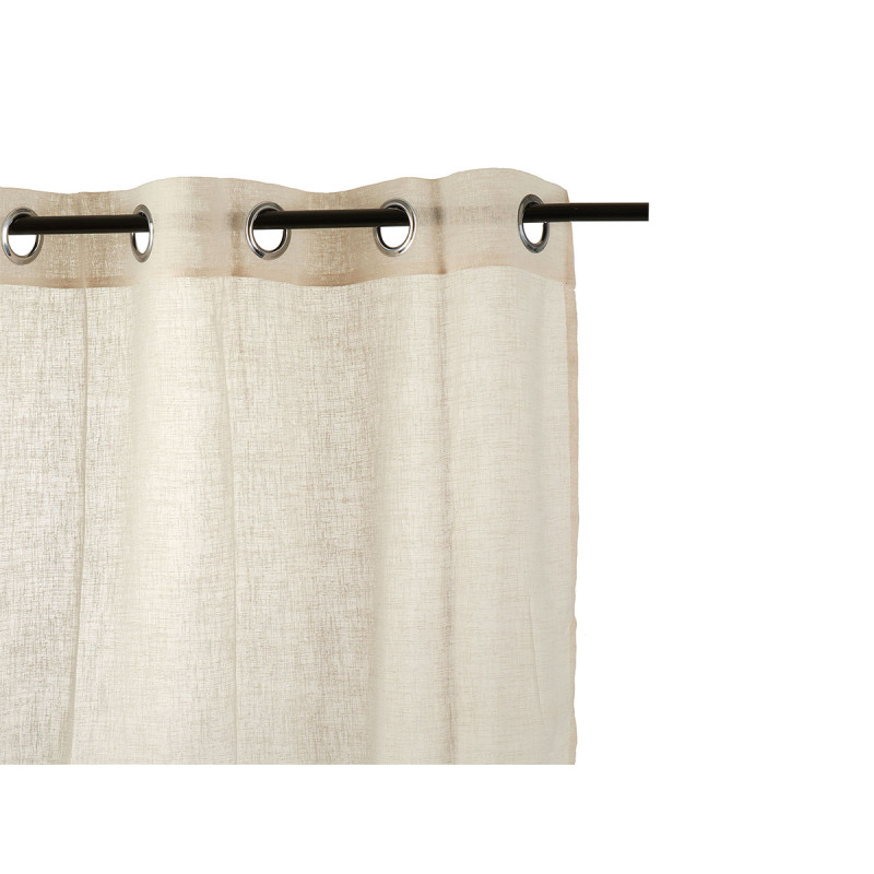 WHITE CURTAIN 140X260 8 RINGS