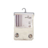 CORTINA 140X260CM 8 ANILLAS BLANCO ROTO