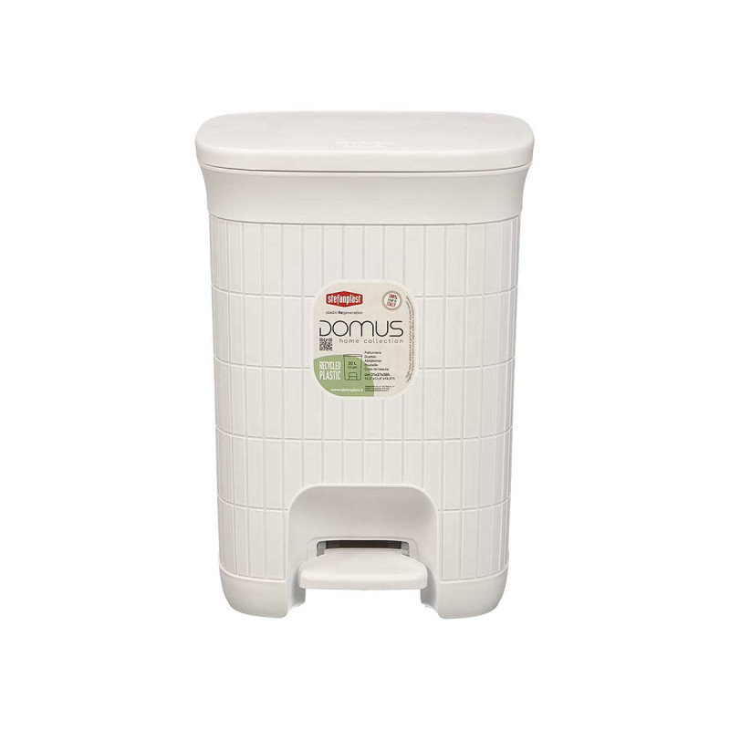 CESTO PAPEL DOMUS 20L BRANCO