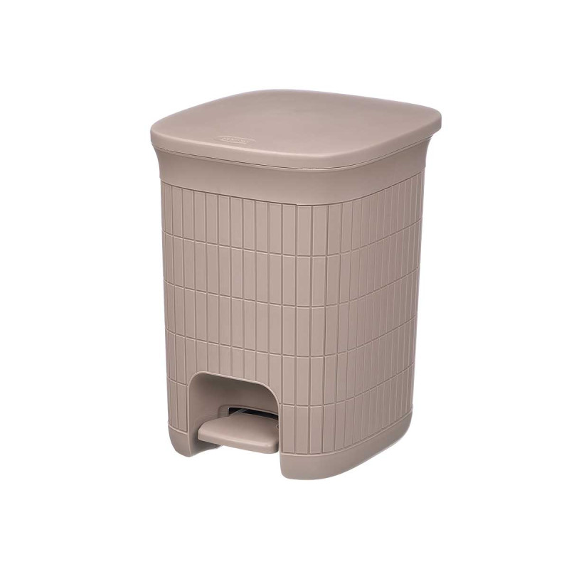 POUBELLE DOMUS GR GREIGE 20L