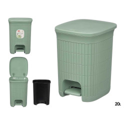POUBELLE DOMUS GR VERT MENTHE 20L