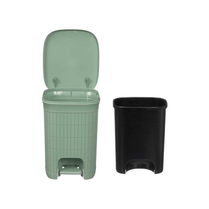 BIG 20L GREEN MINT DOMUS WASTEPAPER BASKET